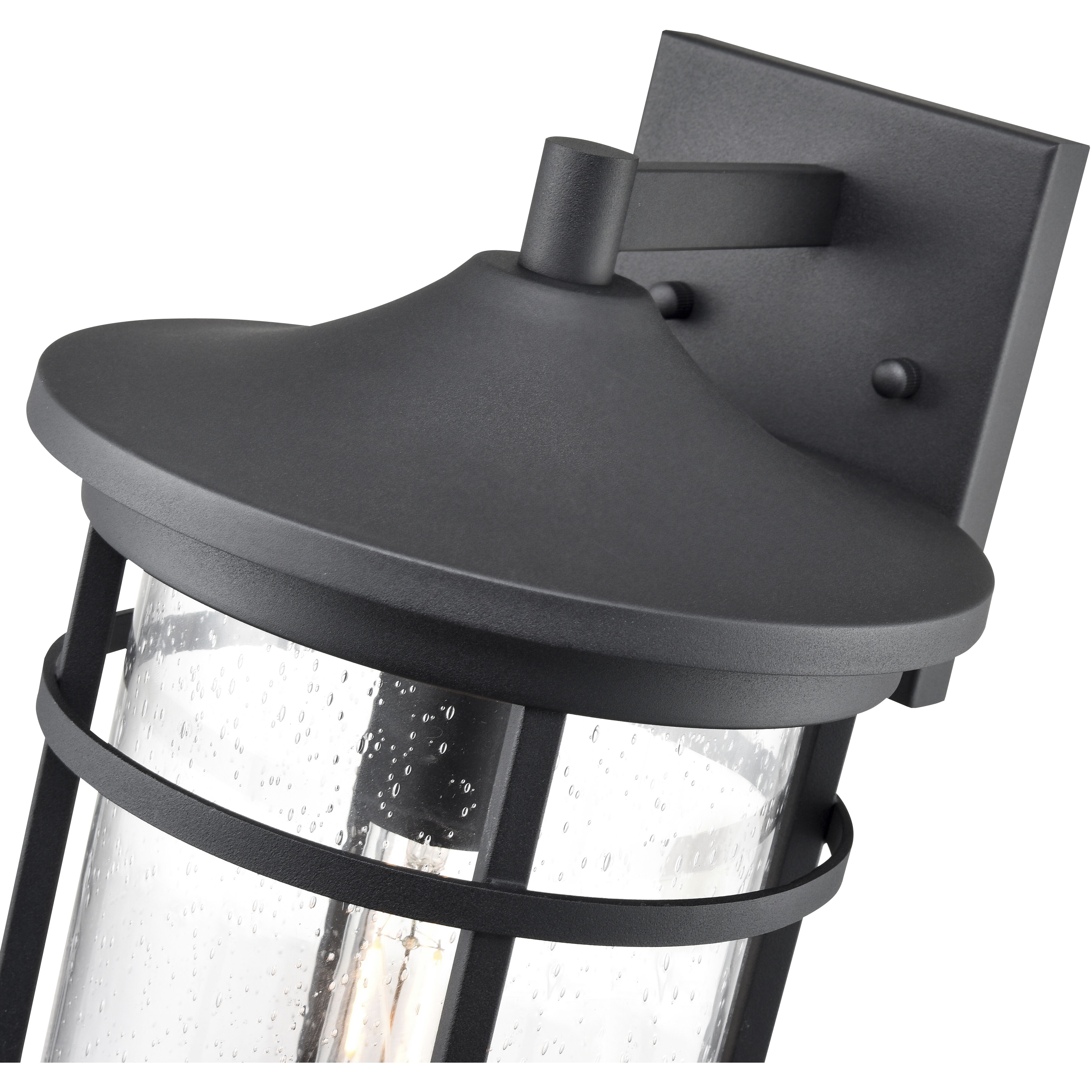 Namath 1 Light 14.5 inch Textured Black Outdoor Wall Sconce